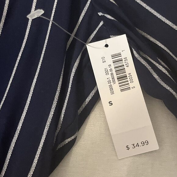 Old Navy Striped Midi Dress Women’s Small -NWT- Western Fall Style Boots & Belt - Picture 4 of 11